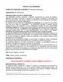 CAMPO DE FORMACIÓN ACADÉMICA: Pensamiento Matemático