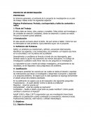 Protocolo de investigación. Objetivo General