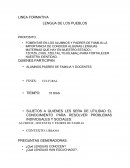 LINEA FORMATIVA LENGUA DE LOS PUEBLOS