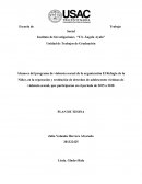 Alcances del programa de violencia sexual de la organización El Refugio de la Niñez