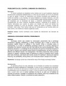 PROBLEMÁTICA DEL CONTROL CAMBIARIO EN VENEZUELA