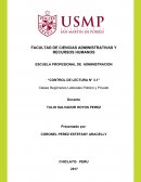CONTROL 3.1 Clases Regímenes Laborales Público y Privado