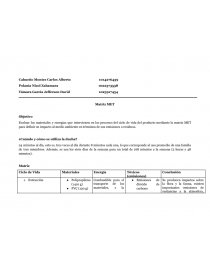 Matriz MET. Página 1