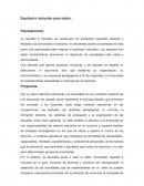 Equidad e inclusión para todos