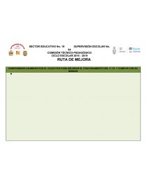 MEJORA DE LOS APRENDIZAJES (CON ÉNFASIS EN LECTURA, ESCRITURA Y MATEMÁTICAS). Página 1