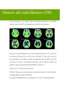 Tratamiento radiofármaco FDG