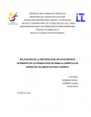 APLICACIÓN DE LA METODOLOGÍA SRI (SYSTEM RICE INTENSIVE) EN LA PRODUCCIÓN DE SEMILLA GENÉTICA DE ARROZ EN CALABOZO ESTADO GUÁRICO