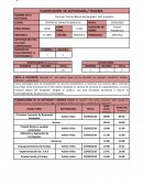 PLANIFICACIÓN DE ACTIVIDADES / TALLERES