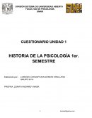 HISTORIA DE LA PSICOLOGIA. RENÉ DESCARTES
