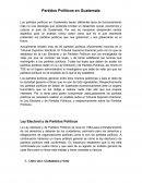 Análisis Ley Electoral y de Partidos Políticos de Guatemala