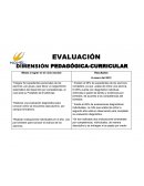 DIMENSIÓN PEDAGÓGICA-CURRICULAR