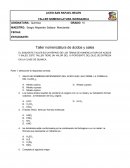 TALLER NOMENCLATURA ACIDOS Y SALES