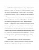 La antropología cultural