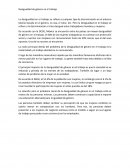 Desigualdad de genero en el trabajo