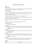 INFORME DE LOGISTICA PARA EL EVENTO