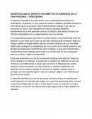 BENEFICIOS QUE EL DERECHO INFORMÁTICO HA GENERADO EN LA VIDA PERSONAL Y PROFESIONAL