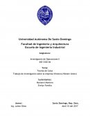 Teorías de Colas Trabajo de Investigación sobre la empresa Vimenca (Wester Union)