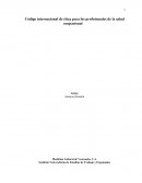 Código internacional de ética para los profesionales de la salud ocupacional