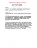 EMBARAZO EN LA ADOLESCENCIA