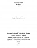 AUDITORIA FINANCIERA TALLER Nº 2.