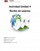 Calculo recibo de un salario