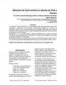Aplicación de ácido salicílico en plantas de Chile y Cilantro / Ciencias experimentales: Actividad integradora 4