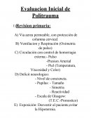 Evaluacion Inicial del politrauma