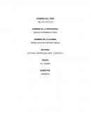 RELATO FICTICIO “CUANDO NOS CONOSIMOS”