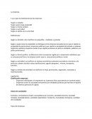 La empresa Leyes para la clasificación de las empresas