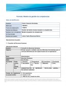 Modelo de gestion de competencias