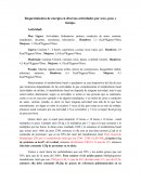 Requerimientos de energía en diversas actividades por sexo, peso y tiempo