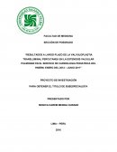 RESULTADOS A LARGO PLAZO DE LA VALVULOPLASTIA TRANSLUMINAL PERCUTANEA EN LA ESTENOSIS VALVULAR PULMONAR EN EL SERVICIO DE CARDIOLOGIA PEDIATRICA DEL HNERM, ENERO DEL 2012 – JUNIO 2017