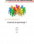 Evidencia de aprendizaje 1 Formación Sociocultural 2