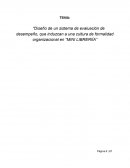 Evaluación del desempeño de Mini Librería