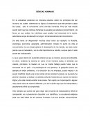 ENSAYO CIENCIAS HUMANAS