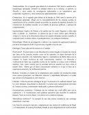 Tradicionalistas. Conductistas