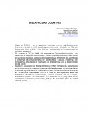 DISCAPACIDAD COGNITIVA