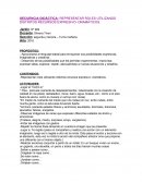 SECUENCIA DIDÁCTICA: REPRESENTAR ROLES UTILIZANDO DISTINTOS RECURSOS EXPRESIVO- DRAMÁTICOS