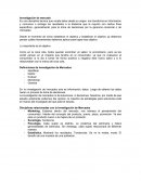 Investigación de mercado , objetivos