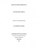 Escape del infierno administrativo