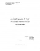 Análisis Propuesta de Valor Tiendas por Departamentos