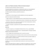 ¿Qué es Prácticas Laborales y Política de derechos humanos?