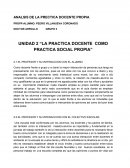 La practica docente como practica social propia