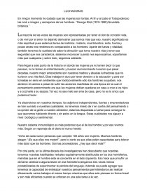 Mujeres LUCHADORAS. Página 1