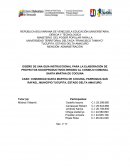 DISEÑO DE UNA GUÍA INSTRUCCIONAL PARA LA ELABORACIÓN DE PROYECTOS SOCIOPRODUCTIVOS