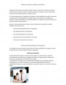 Modelo de Trabajo de la Ingeniería de Sistemas