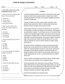 Prueba de Lenguaje y Comunicación s/r