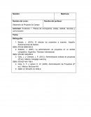 Actividad: Evidencia 1. Planes de cronograma, costos, calidad, recursos y comunicación