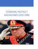Politica, economia y asosiaciones en el año 1973 al 1990 en Chile