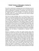 ¿Dónde termina la información y comienza la manipulación?